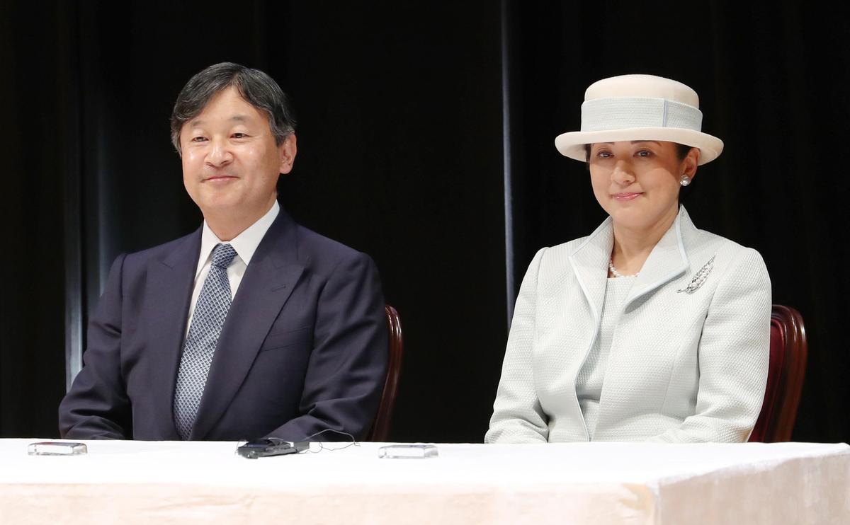 德仁與妻子雅子，5月1日成為新天皇與皇后，開啟日本新的時代。（東方IC）