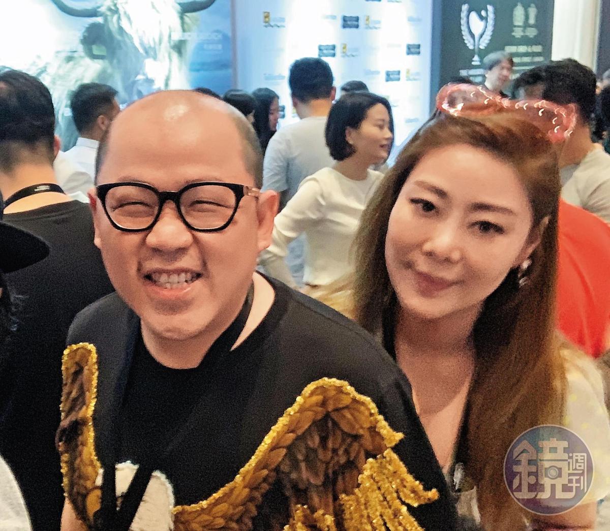 來自台灣新竹風城威士忌展的創辦人Marco（左），以及女威創辦人JoJo（右）夫妻倆也跨海來觀摩。