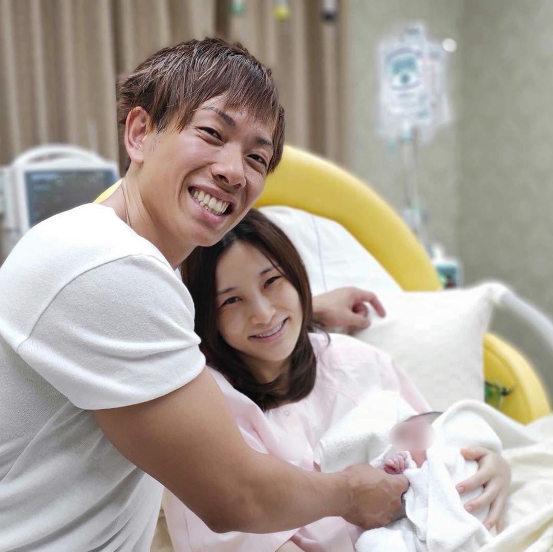 清水健的老婆伊藤春香19日產下一子，是她與清水健的第一個小孩。（翻攝自伊藤春香IG）