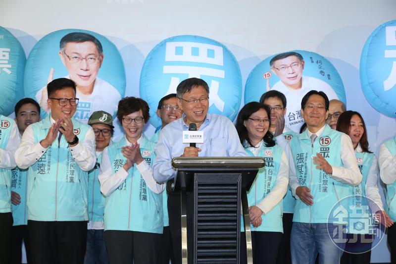 台灣民眾黨在本屆總統與立委大選拿下11%的政黨票，拿下5席不分區立委。