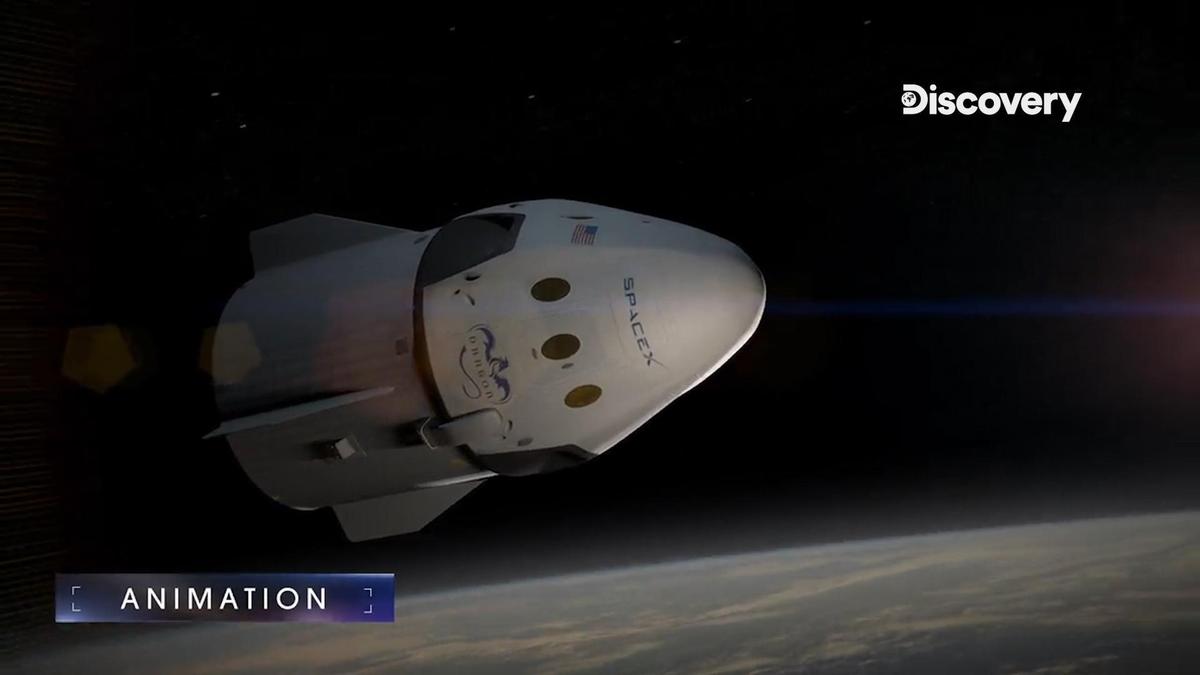  節目以動畫呈現太空任務所需的相關科技，淺顯易懂。（Discovery頻道提供）