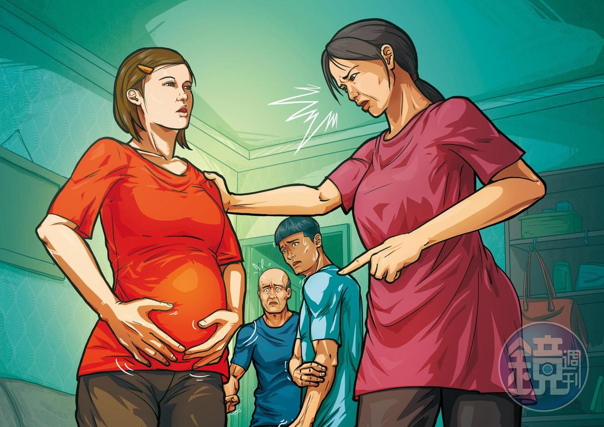 小玫遭性侵後意外懷孕，腹中胎兒到底是誰的種？爸爸、弟弟面面相覷。（圖為示意畫面）