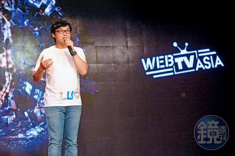 經營WEBTVASIA的葡萄子媒體公司因捧紅網路創作歌手黃明志，打響名號，號稱是亞洲最大多頻道聯播網，圖為WEBTVASIA集團總裁張捷惟。