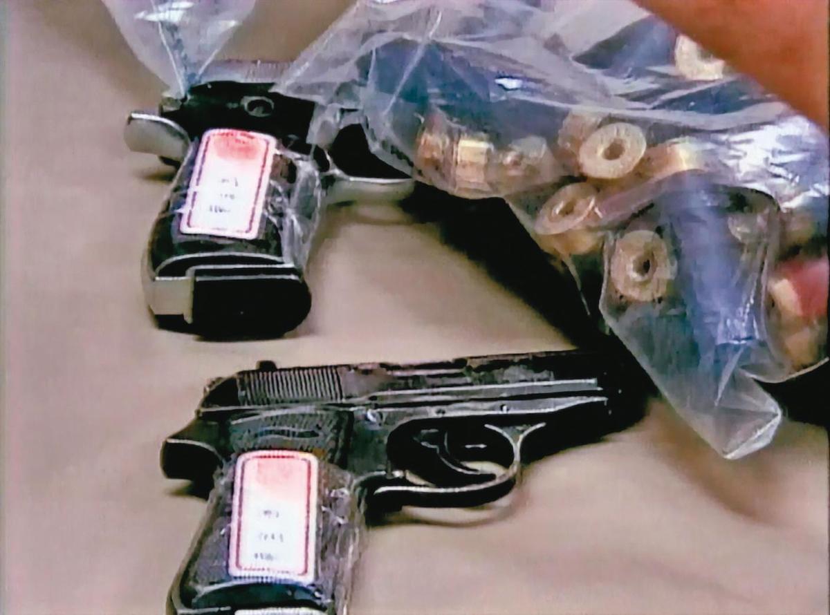 警方曾在黃金生身上搜出他自己改造的槍彈。（東森新聞提供）