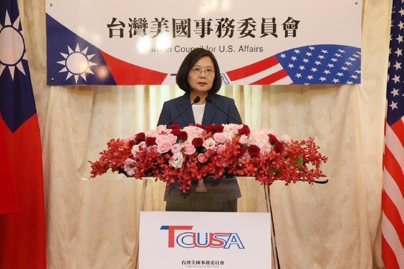 蔡政府時期與美國政府關係良好，去年「北美事務協調委員會」正式更名為「台灣美國事務委員會」。（翻攝自外交部網站）
