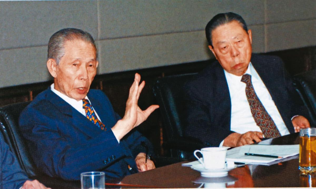 台塑集團由王永慶（左）及王永在（右）兄弟創辦，2人過世後，王文洋提告爭產。（台塑提供）