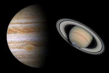 土木相合有異象 800年罕見天象 木星 土星12月21日冬至相合