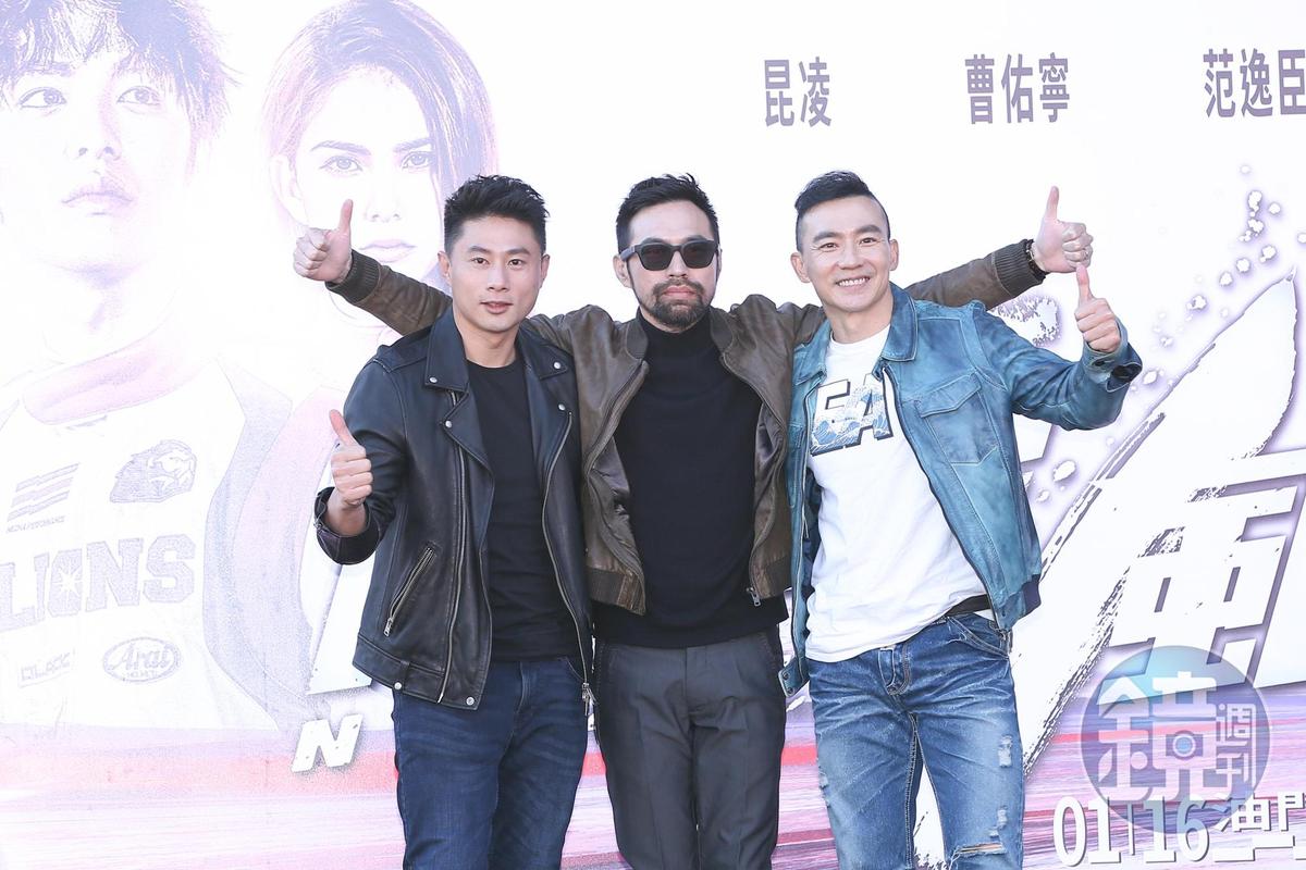 劉畊宏與彭小刀擔任製片及出品人，與導演陳奕先依同出席電影首映會。
