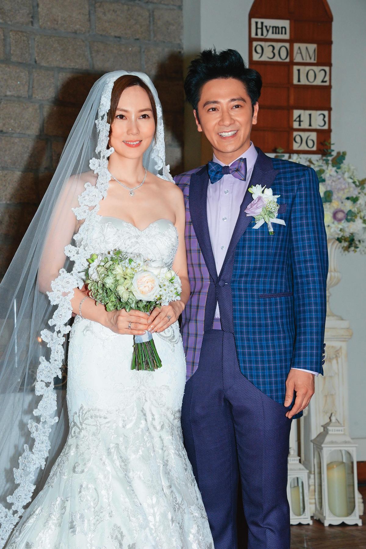 孫耀威與陳美詩曾愛情長跑8年多，攜手走過事業高山低谷，兩人於2017年結婚。（東方IC）