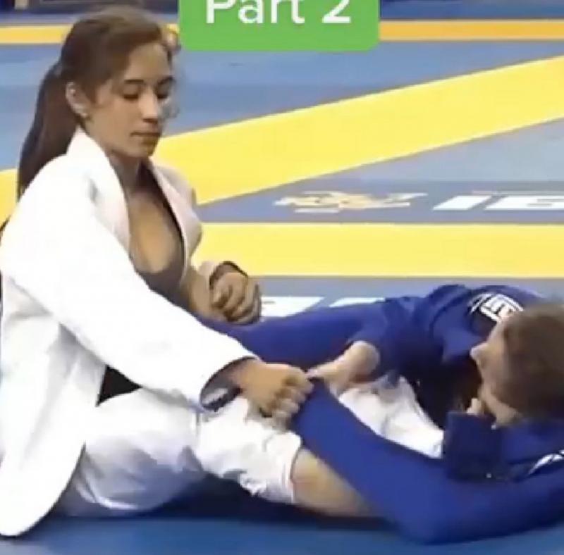 網友誤認的柔道的「巴西柔術」影片被瘋傳。（翻攝自Youtube）