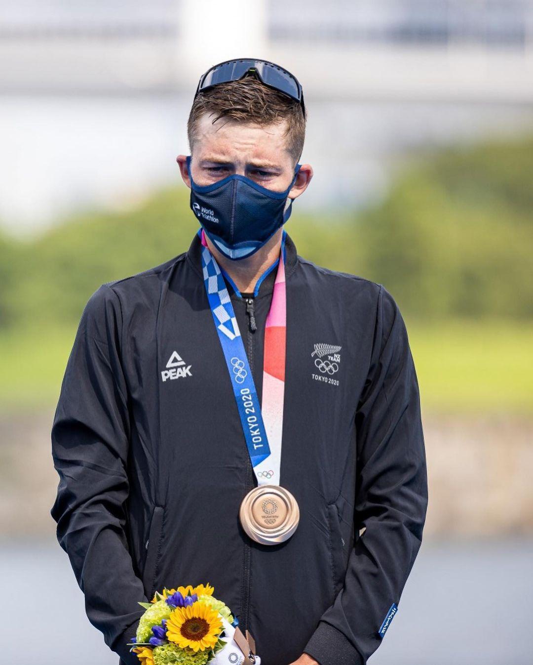 海登為紐西蘭贏得本屆東奧首面獎牌。（翻攝Hayden Wilde IG）