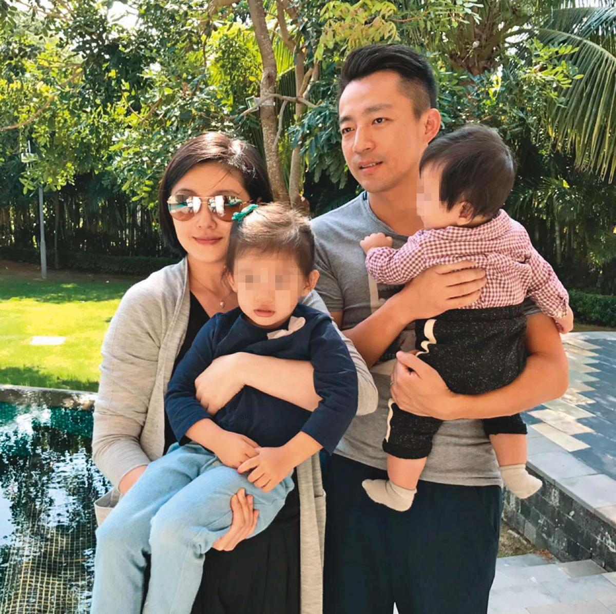 汪小菲和大S結婚10年育有一雙兒女，過去經常在微博曬家庭照。（翻攝自汪小菲微博）