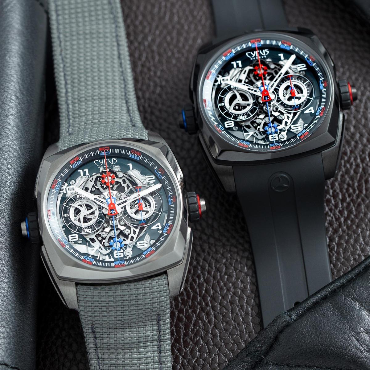 Klepcys DICE計時碼錶有兩種款式，分別為鈦金屬與黑色DLC鈦金屬。