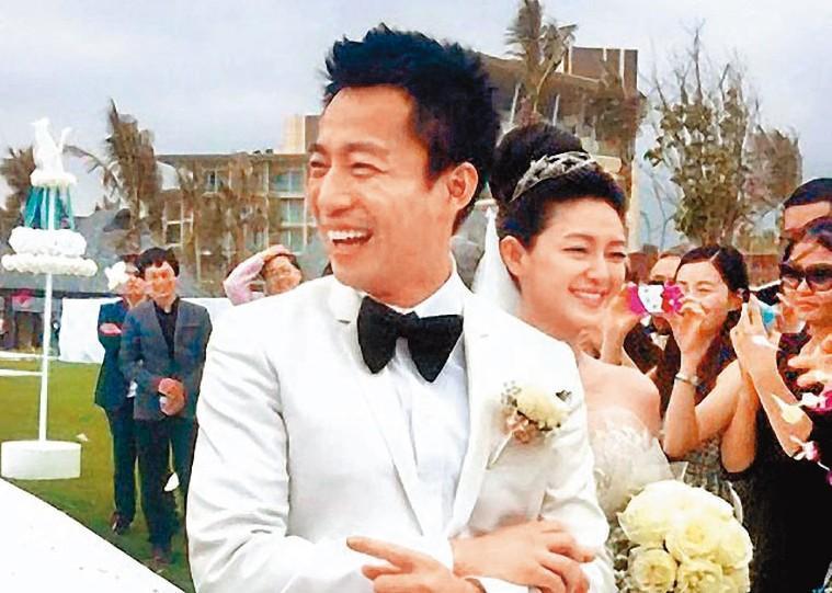 2011年3月大S與汪小菲在中國海南島三亞舉行盛大婚禮，震撼演藝圈。（翻攝搜狐）