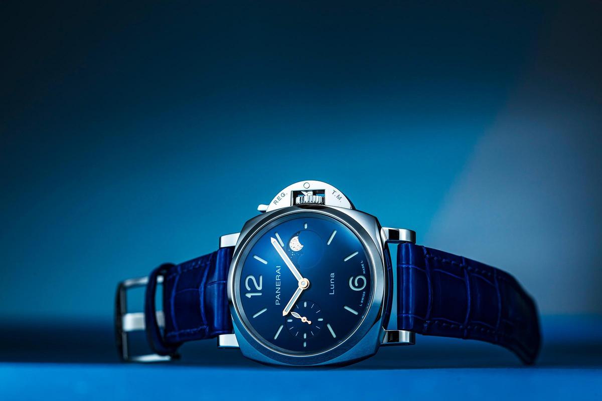 Panerai's new Luminor Due Luna is the brand's first pure moon phase function.