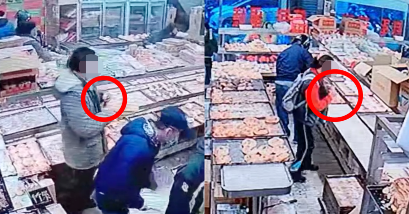 基隆一家麵包老店商品十分便宜，卻接連遇到偷竊民眾，讓店家氣得公布監視器畫面。（翻攝自臉書）