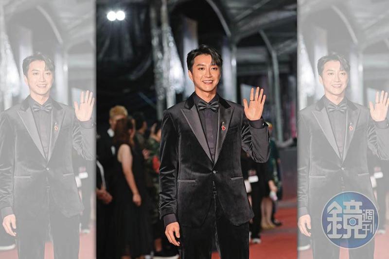 憑《全明星運動會》入圍金鐘獎，江宏傑曾正裝登上紅毯