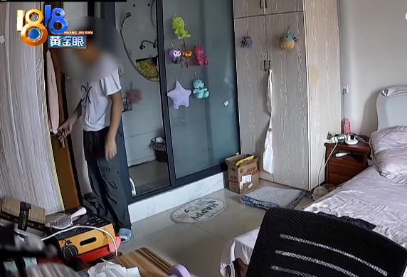 一名變態房東竟趁女租客上班時，偷闖進她的房間。（圖／翻攝微博）